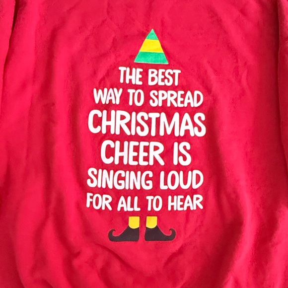 ELF Red Christmas Cheer Sweatshirt Women’s XL Holiday Festive Colorful - Picture 11 of 11